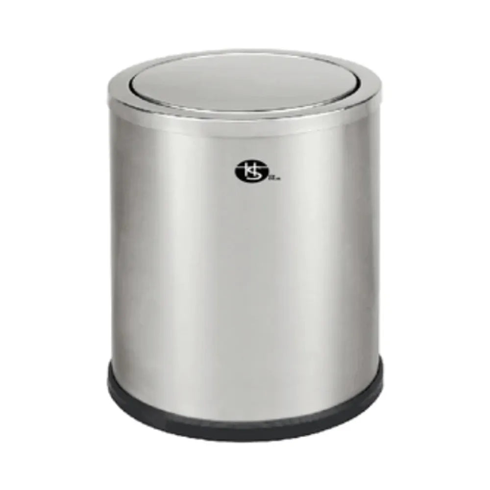 THS HS-205-3-15L Stainless Steel Top Swing Bin 15 L