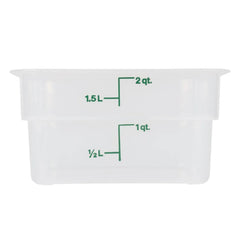 THS Food Storage Container 1.5 Liter, 2 QT, 18x18x10cm