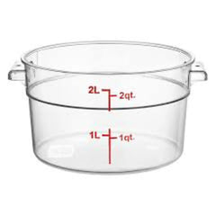 THS Round Food Storage Container, 2 Liters, ?18.8 x H10.85cm
