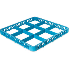 Plastic 9-Compartment Standard Extender Rack Blue 19.7 x 19.7 x 1.8"