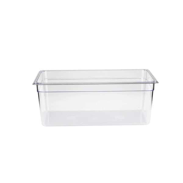 Jiwins Polycarbonate GN Food Pan 1/2 20cm Deep, Transparent    6/Case