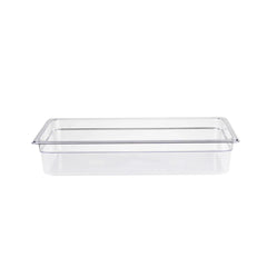 Polycarbonate GN Food Pan 1/2 6.5cm Deep, Transparent