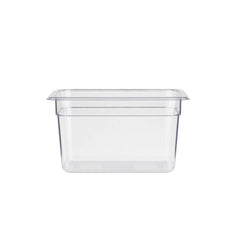 Polycarbonate GN Food Pan 1/3 20cm Deep, Transparent