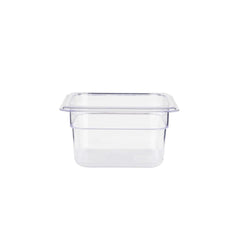 Polycarbonate GN Food Pan 1/4 10cm Deep, Transparent