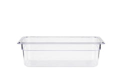 Polycarbonate GN Food Pan 1/6 6.5cm Deep, Transparent