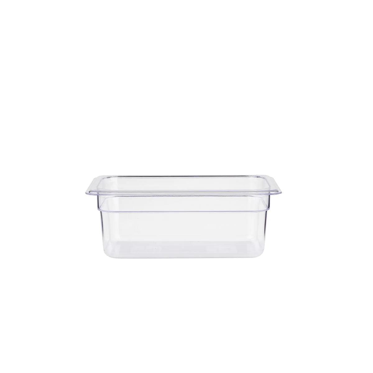 Jiwins Polycarbonate GN Pan 1/9 6.5cm Deep, Transparent    6/Case