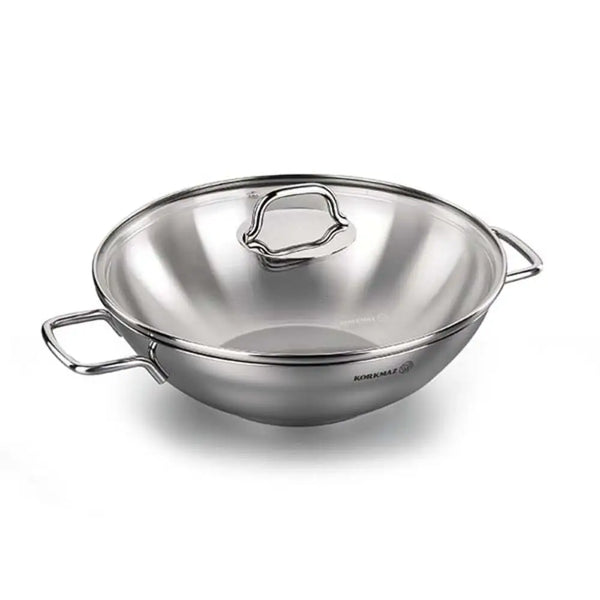 KORKMAZ KA1519 PERLA WOK, 28 cm x 8.5 cm, 3.3 ltrs Capacity