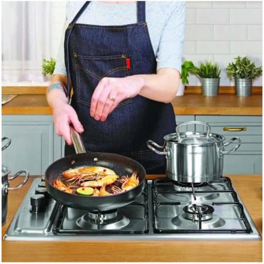 KORKMAZ KA2830 NERO FRYPAN IND. BASE, 20 cm x 4 cm / 1 ltr. CAPACITY