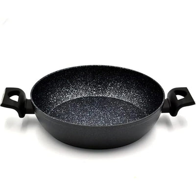 KORKMAZ KA2943 NORA GRANITE LOW CASSEROLE, 24 cm x 5.8 cm