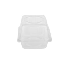 Hotpack 10 Croissant PET Clear Clamshell Container, 20.5 x 15.2 x 13 cm, 250 PCs