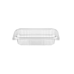 Hotpack Deep Clear Hinged Pastry Container, Medium, 21.3 x 13.7 x 7.5 cm, 320 PCs