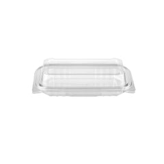 Hotpack Clear Hinged Pastry Container, Medium, 21.3 x 13.7 x 7.5 cm, 320 PCs