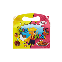 Hotpack Kids Meal Paper Box, 18 x 12 x 10 cm, 250 PCs