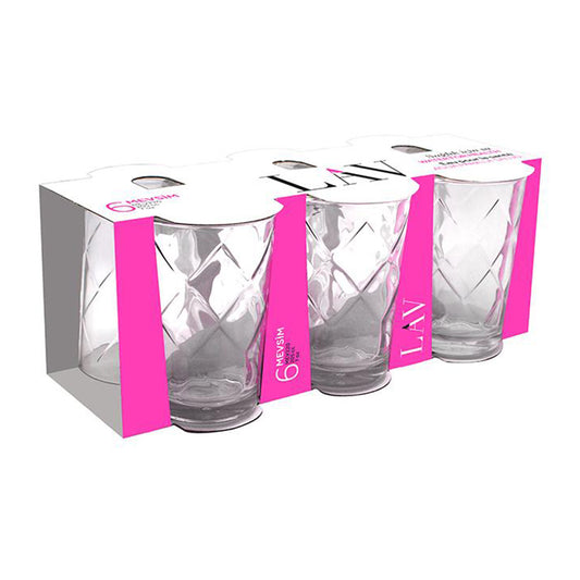 Lav LV LIN226E Line Tumbler 205ml 6pc Set