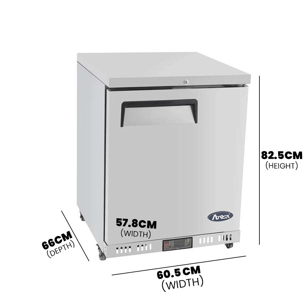 Atosa MBC24R Under Counter Fridge 145 Liter - HorecaStore