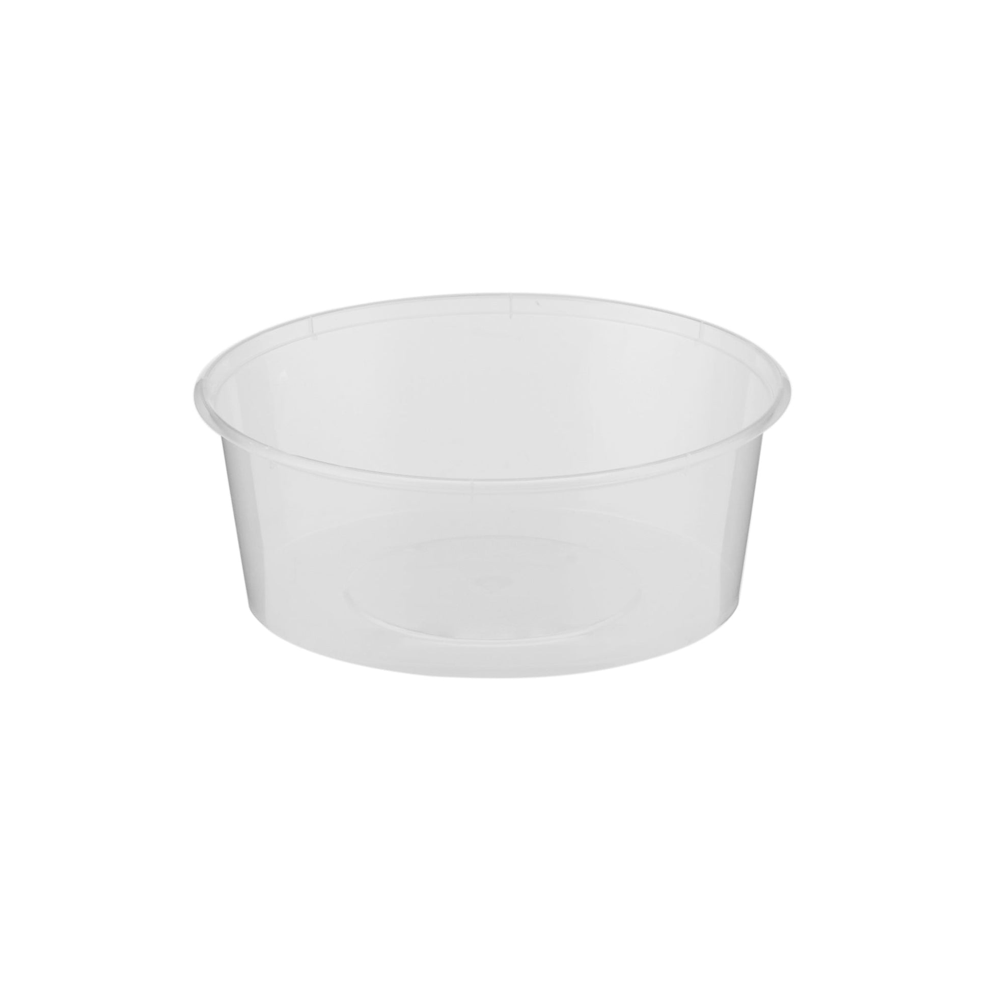 hotpack clear microwave round container base 7 7 x 11 x 9 cm 525 mi 500 pcs