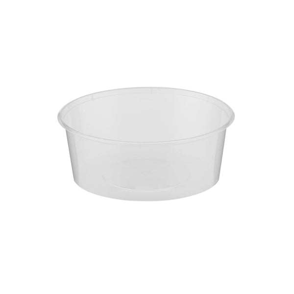 hotpack clear microwave round container base 7 7 x 11 x 9 cm 525 mi 500 pcs