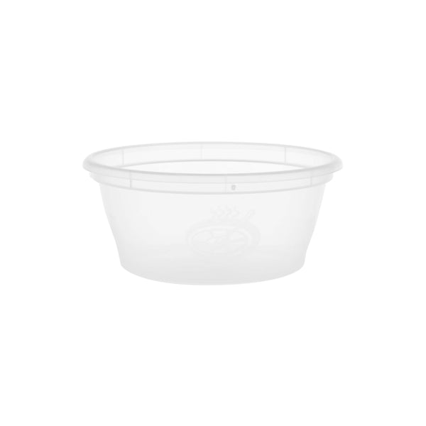 hotpack round microwave clear potion cup with lid 4 5 x 5 4 x 6 5 cm 100 ml 1000 pcs