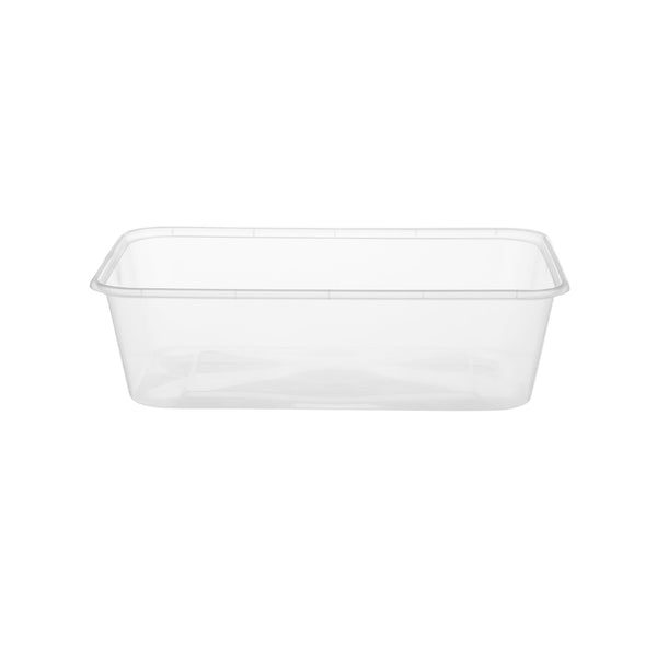 hotpack rectangular clear microwave container 17 5 x 11 5 x 5 5 cm 750 mi 500 pcs