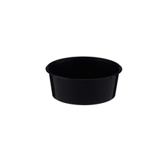 Hotpack Black Round Microwave Container Without Lid, 6.5 x 11 x 9 cm, 400 mI, 500 PCs