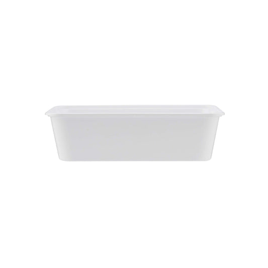 hotpack white rectangular mircowave container 12 x 5 4 x 17 5 cm 750 ml 500 pcs