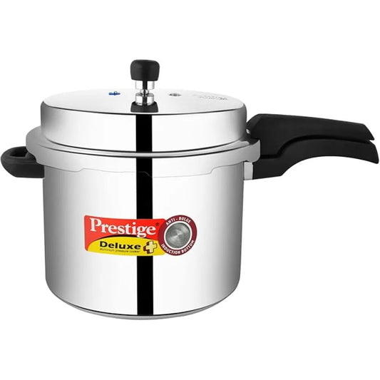 PRESTIGE MPD10704 DLX PLUS ALUMINUM COOKER, 10 ltr. CAPACITY