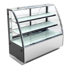 هونثينك CS-1000E2 خزانة عرض الكيك المنحنية مع رفين 0.57 كيلو وات، 100 × 73 × 120 سم