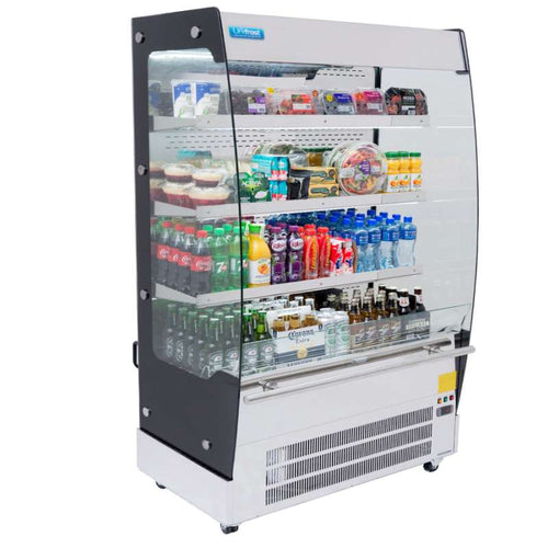 Lava Inox Open Chiller with 3 Shelves, 600 W, 66 x 70 x 190 cm