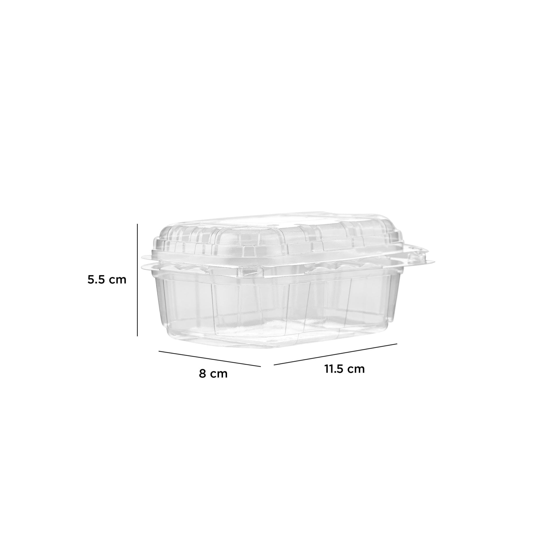 hotpack pet clear veg fruit punnet clamshell container 500g 17 5 x 9 5 x 5 5 cm 600 pcs