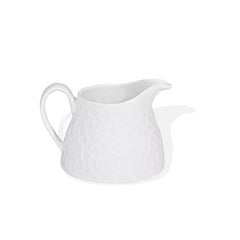 Furtino England Pebble 25.5cm/8.5" White Porcelain Jug/Creamer