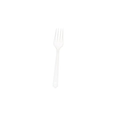 Hotpack PP Medium Duty White Plastic Fork, Medium, 1000 PCs