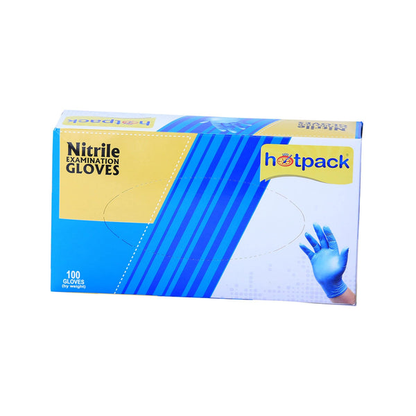 hotpack powder free nitrile gloves medium size 1000 pcs