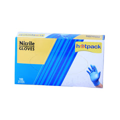 Hotpack Powder Free Nitrile Gloves, Medium size, 1000 PCs