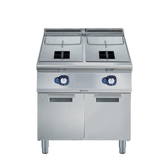 Electrolux 391078 Modular Cooking Range Double Container Gas Fryer 15+15 Liter 28 kW