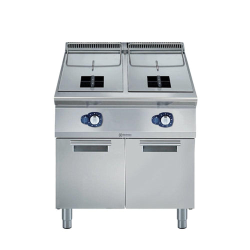 Electrolux 391078 Modular Cooking Range Double Container Gas Fryer 15+15 Liter 28 kW