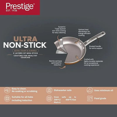 PRESTIGE PR22607 ULTRA FRYPAN, 25 cm DIAMETER