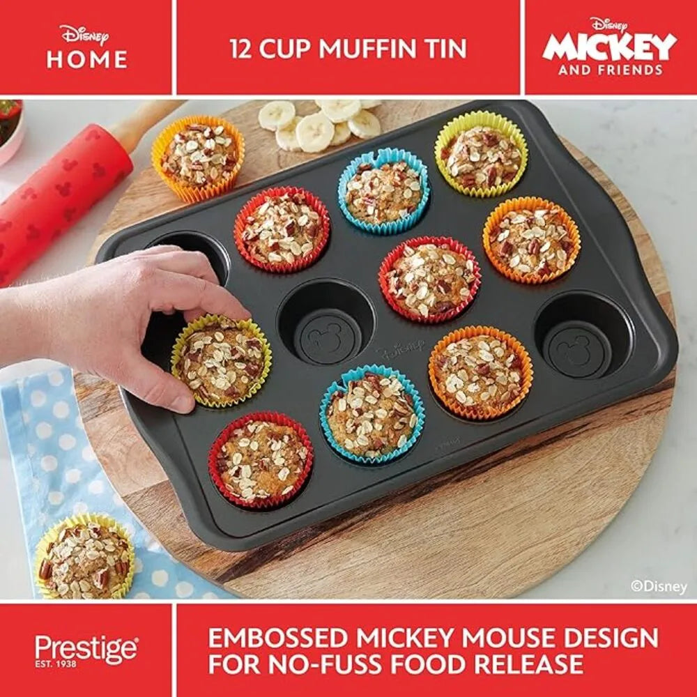 PRESTIGE PR48799 X DISNEY BAKEWARE MUFFIN TIN 12 CUP