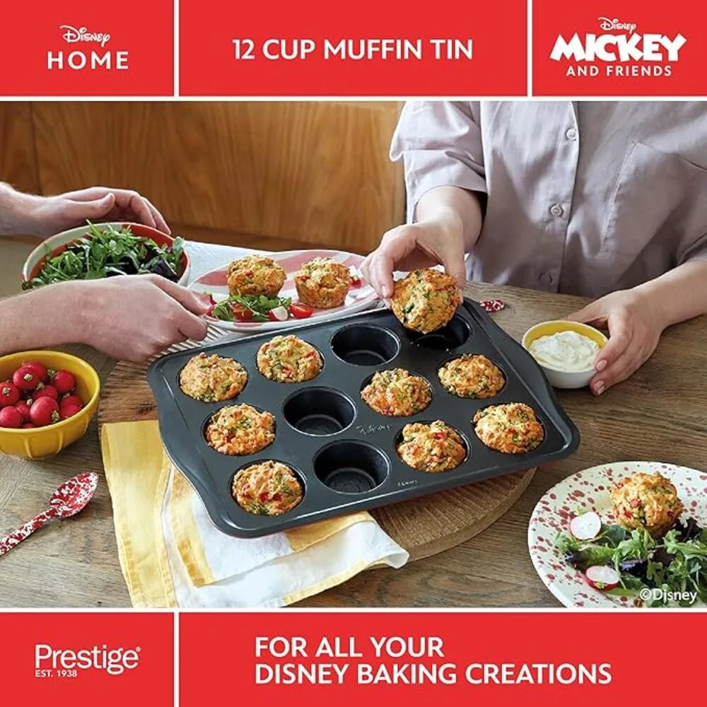 PRESTIGE PR48799 X DISNEY BAKEWARE MUFFIN TIN 12 CUP