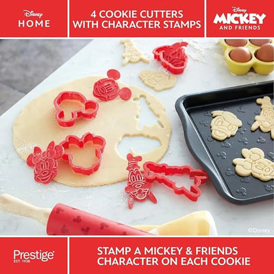 PRESTIGE PR48807 X DISNEY COOKIE CUTTERS SET 4 PIECES