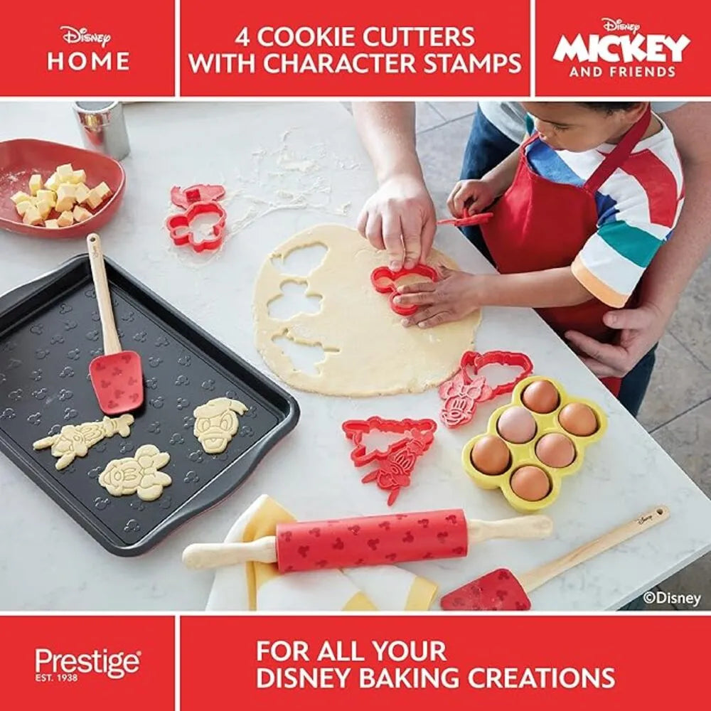 PRESTIGE PR48807 X DISNEY COOKIE CUTTERS SET 4 PIECES