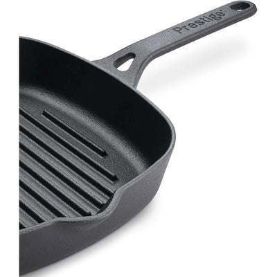 PRESTIGE PR48886 CAST IRON GRILL PAN, 25 cm DIAMETER