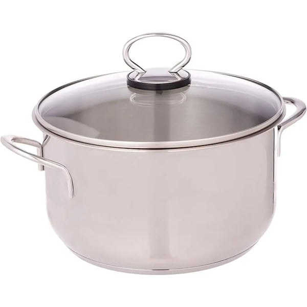 PRESTIGE PR81142 S/STEEL CASSEROLE WITH GLASS LID, 20 cm DIAMETER / 3.3 ltr. Capacity