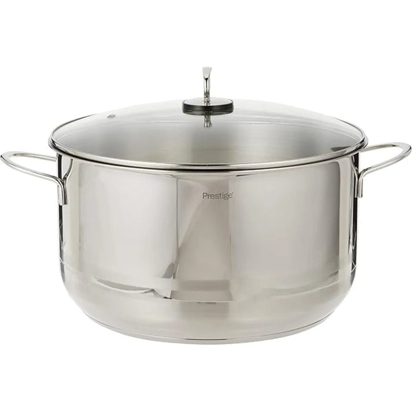 PRESTIGE PR81147 S/STEEL CASSEROLE WITH GLASS LID, 32 cm DIAMETER