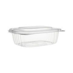 Hotpack Clear Oval Hinged Container, 350 ml, 250 PCs