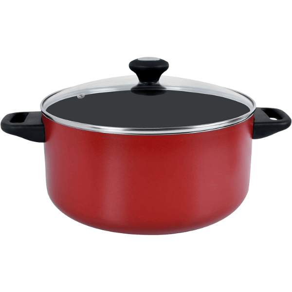 Prestige PR21568 7Pcs Aluminum Non-stick Cookware Set Induction Red