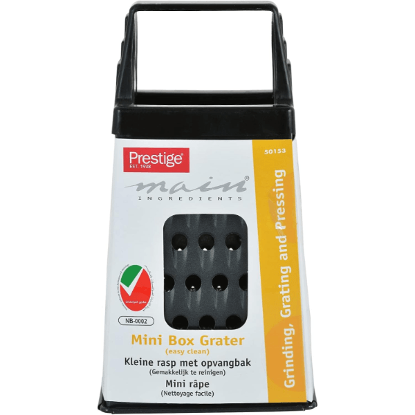 Prestige PR50153 Stainless Steel Mini Box Grater Black