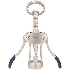 Prestige PR853 Stainless Steel Wine Bottle Corkscrew Silver