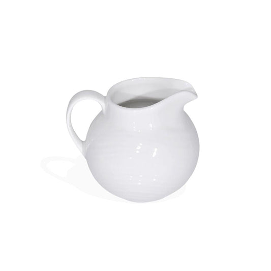 Furtino England River 10cl/31.5oz White Porcelain Jug/Creamer - HorecaStore