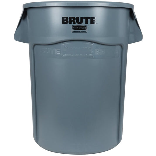 rubbermaid brute container 167l without lid grey