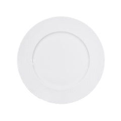 Furtino England River 23cm/9" White Porcelain Flat Plate